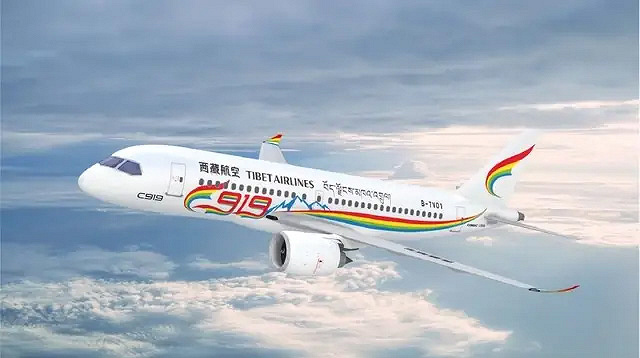 Китайский заменитель Boeing 737 и Airbus A320 нарасхват: Tibet Airlines заказала сразу 40 самолётов COMAC C919
